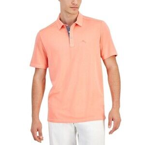 Tommy Bahama Men's Kohala Peak Soft Fabric Short-Sleeve Polo Shirt Peach M